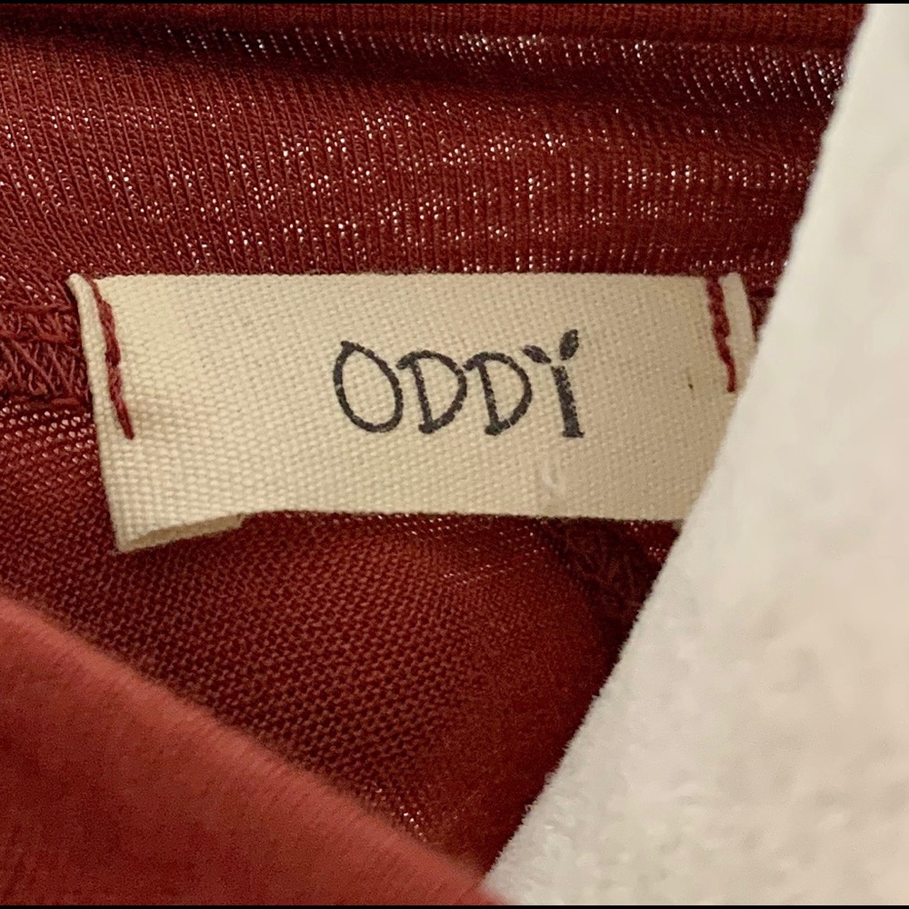 Oddy Long Sleeve Choker Dress Marsala Sz XL - 3X - Picture 4 of 4